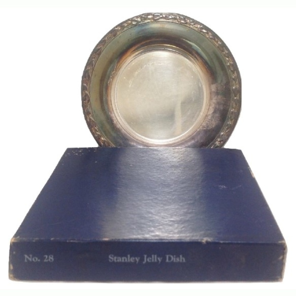 Stanley Jelly Dish No 26 Vintage Silverplate 5.5"